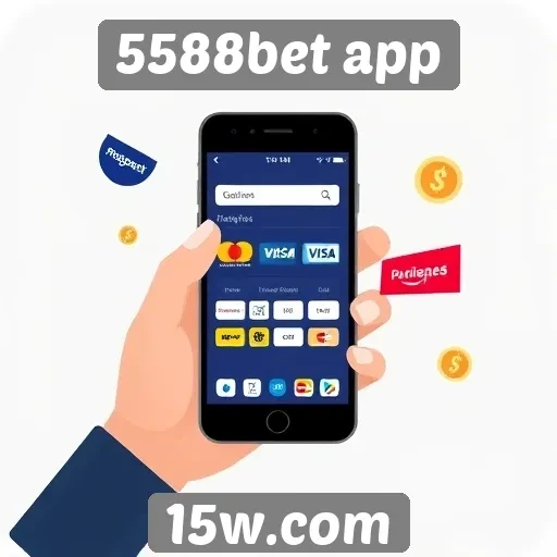 Métodos de pagamento disponíveis no 5588bet app